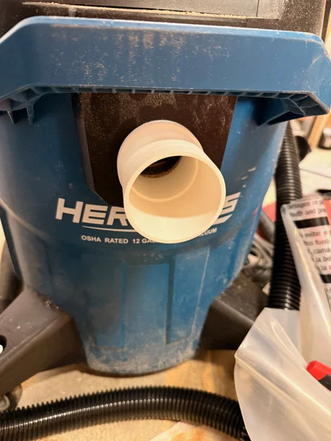Adapter cho Harbor Freight Hercules HEPA Dust Extractor (ống hút bụi 2.25") - Image 3