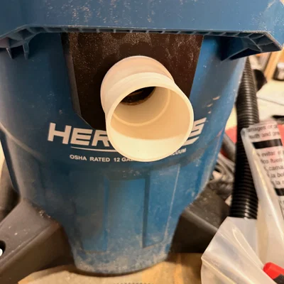 Adapter cho Harbor Freight Hercules HEPA Dust Extractor (ống hút bụi 2.25")