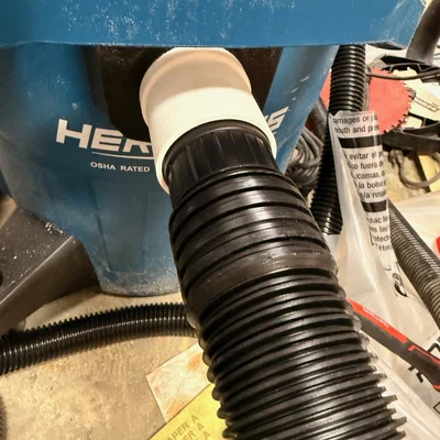 Adapter cho Harbor Freight Hercules HEPA Dust Extractor (ống hút bụi 2.25")