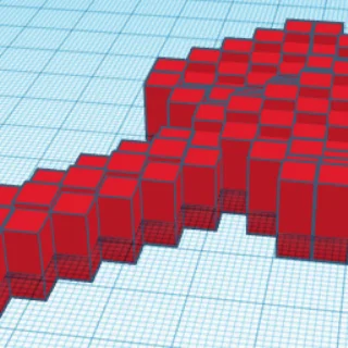 Mô hình vũ khí Mace Minecraft in 3D - Độc đáo và sắc nét