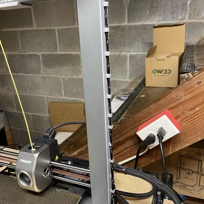 Giá treo cuộn filament trên nóc Ender 3 V3 kèm gá Runout Sensor