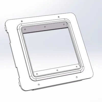 Ngàm chuyển đổi Baby Graflok cho máy ảnh ALPA (Thiết kế in 3D)