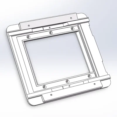Ngàm chuyển đổi Baby Graflok cho máy ảnh ALPA (Thiết kế in 3D)