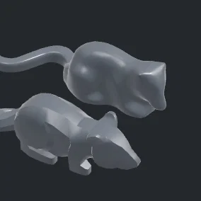 Mô hình chuột Lego (Lego Rat/Mouse) đáng yêu cho người sưu tầm