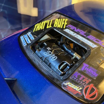 Cửa gió kính sau snap-in cho RC Drift 1/10 (Rear Window Vent)