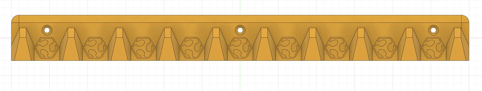 Thanh treo chìa khóa 10 móc - Phụ kiện in 3D giúp nhà cửa gọn gàng - Image 2