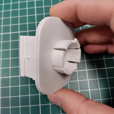 Nắp vỏ thay thế cho bộ điều khiển nhiệt độ Shelly TRV (In 3D)