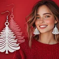 Bông tai hình cây thông Noel in 3D - Phụ kiện thời trang độc đáo - Thumbnail 1