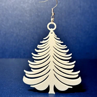 Bông tai hình cây thông Noel in 3D - Phụ kiện thời trang độc đáo