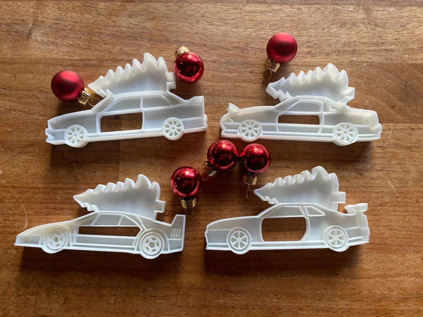 Bộ sưu tập khuôn cắt bánh quy xe Giáng Sinh “chistmas car cookie cutter collection” - Image 3