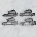 Bộ sưu tập khuôn cắt bánh quy xe Giáng Sinh “chistmas car cookie cutter collection” - Thumbnail 7