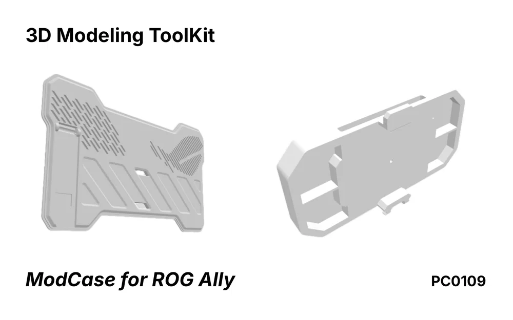 JSAUX ModCase cho ROG Ally (PC0109) — 3D Modeling ToolKit & Design Environment - Image 1