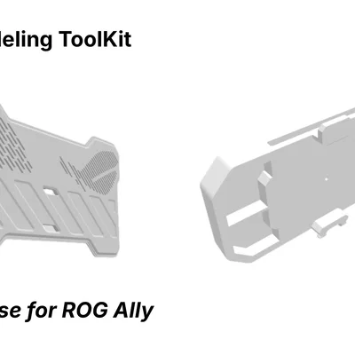 JSAUX ModCase cho ROG Ally (PC0109) — 3D Modeling ToolKit & Design Environment