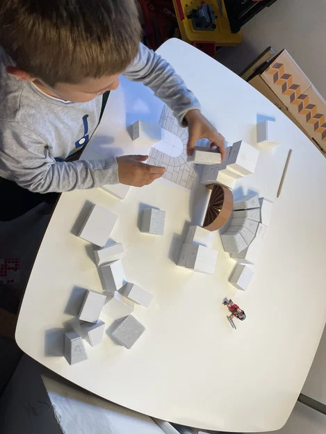 Cầu Vòm La Mã – Khối Xây Dựng Puzzle Vòm, Keystone, Montessori - Image 6