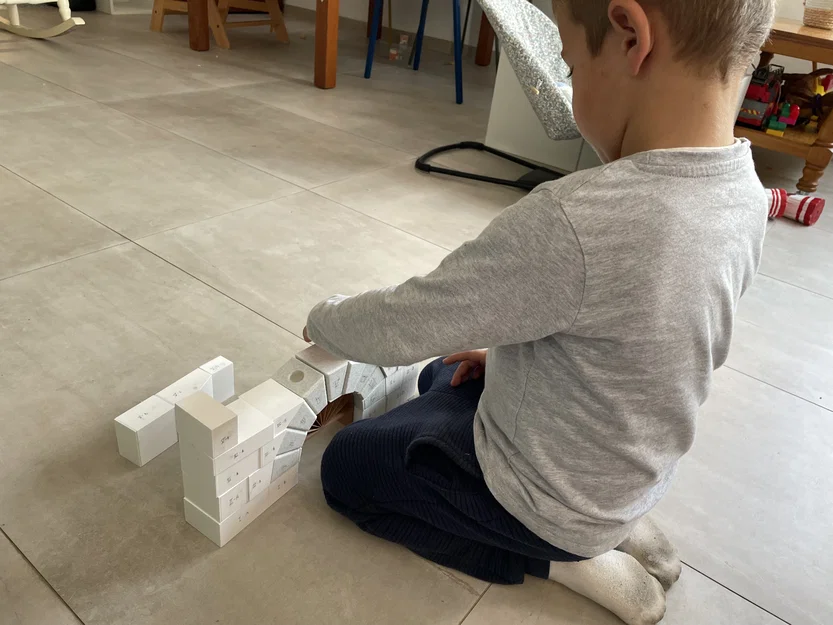 Cầu Vòm La Mã – Khối Xây Dựng Puzzle Vòm, Keystone, Montessori - Image 7