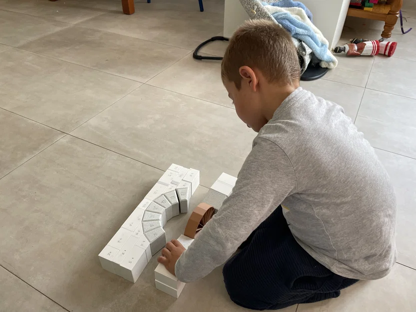 Cầu Vòm La Mã – Khối Xây Dựng Puzzle Vòm, Keystone, Montessori - Image 8