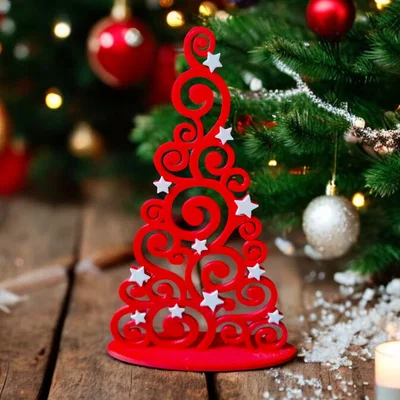 Mô hình trang trí cây thông Noel in 3D cực xinh cho mùa lễ hội