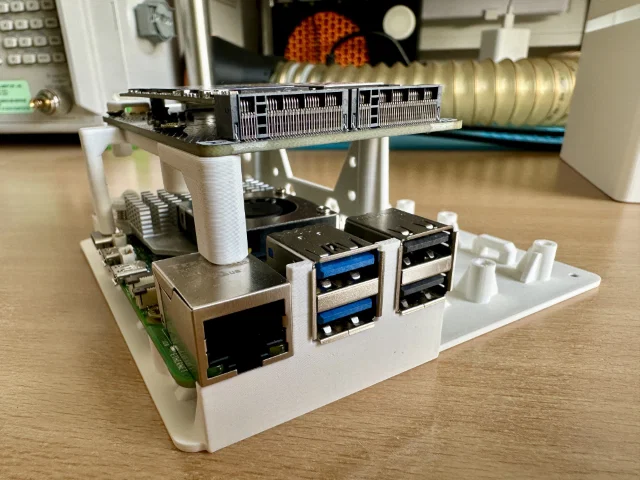Raspberry Pi 5 NVMe NAS (case NAS 2 ổ NVMe mirror chạy openmediavault) - Image 14