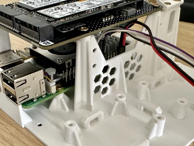 Raspberry Pi 5 NVMe NAS (case NAS 2 ổ NVMe mirror chạy openmediavault) - Image 16