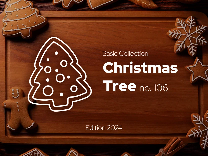 Cây Thông Noel - Khuôn Cắt Bánh Gừng số 106 - Image 1