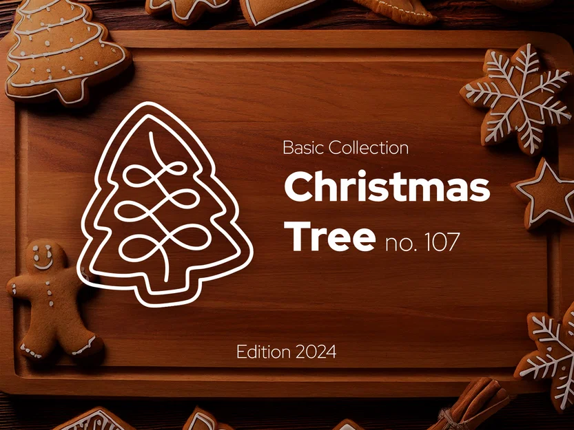 Cây Thông Noel - Khuôn Cắt Bánh Gừng số 107 - Image 1