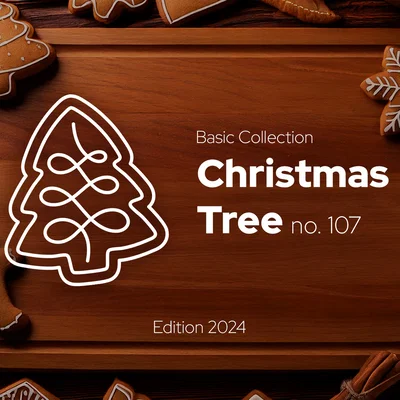 Cây Thông Noel - Khuôn Cắt Bánh Gừng số 107