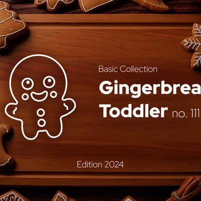 Gingerbread Toddler - Gingerbread Cutter no. 111