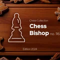 Khuôn cắt bánh gừng Quân Tượng Cờ Vua (Bishop) số 116 - Thumbnail 1