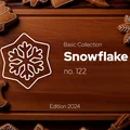 Bông tuyết - Khuôn cắt bánh gừng số 122 - Thumbnail 1