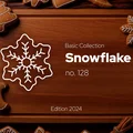 Bông tuyết - Khuôn cắt bánh gừng số 128 - Thumbnail 1