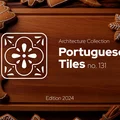 Gạch lát Bồ Đào Nha - Khuôn cắt bánh gừng số 131 - Thumbnail 1