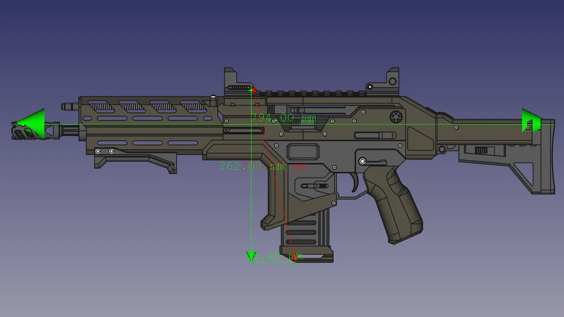 Mô hình súng Hemlock Burst AR từ Apex Legends (File in 3D) - Image 2