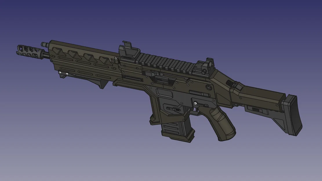 Mô hình súng Hemlock Burst AR từ Apex Legends (File in 3D) - Image 4