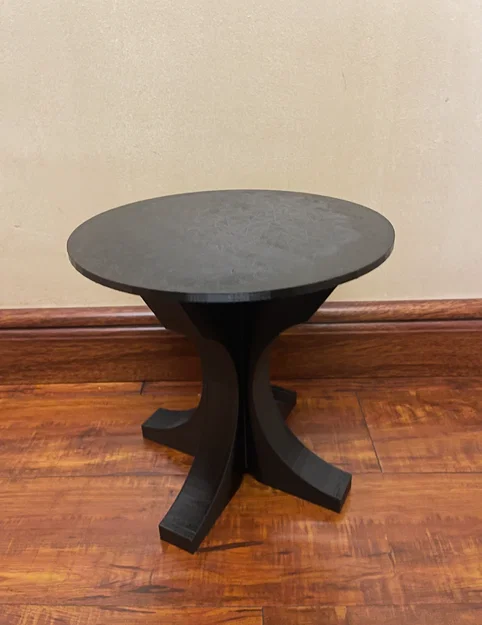 Mô hình bàn tròn mini in 3D - Thiết kế tinh tế cho góc làm việc - Image 1