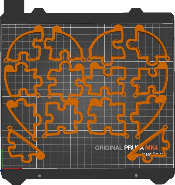 Khuôn cắt bánh quy trái tim ghép hình (Heart Puzzle Cookie Cutter) - Image 4