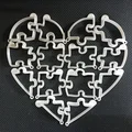 Khuôn cắt bánh quy trái tim ghép hình (Heart Puzzle Cookie Cutter) - Thumbnail 5