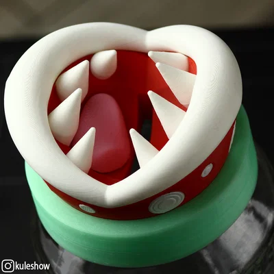 Nắp heo đất Piranha Plant (Piranha Plant Piggy Bank lid)