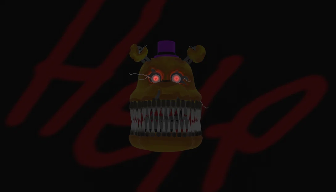 Đầu Nightmare Fredbear - Image 2