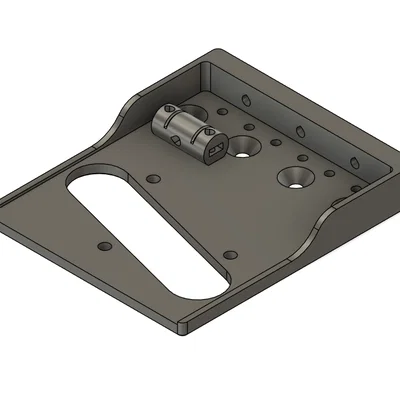 Cầu đàn vintage Telecaster (Telecaster vintage bridge) in 3D