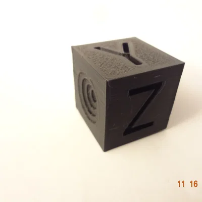 Khối lập phương hiệu chuẩn in 3D (Calibration Cube) chất lượng