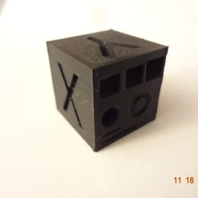 Khối lập phương hiệu chuẩn in 3D (Calibration Cube) chất lượng