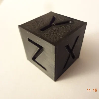 Khối lập phương hiệu chuẩn in 3D (Calibration Cube) chất lượng