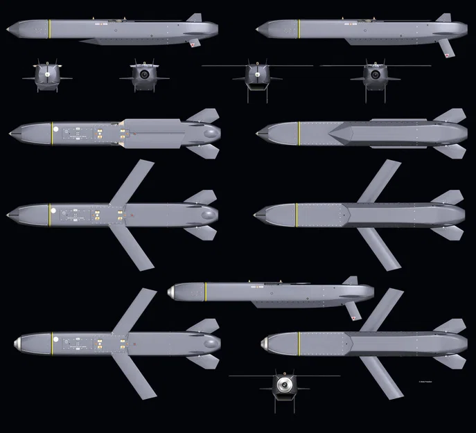 Mô hình tên lửa hành trình Scalp eg-13 (Storm Shadow) - Image 3