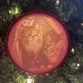 Vật trang trí cây thông Noel Lithophane tùy chỉnh - Thumbnail 1