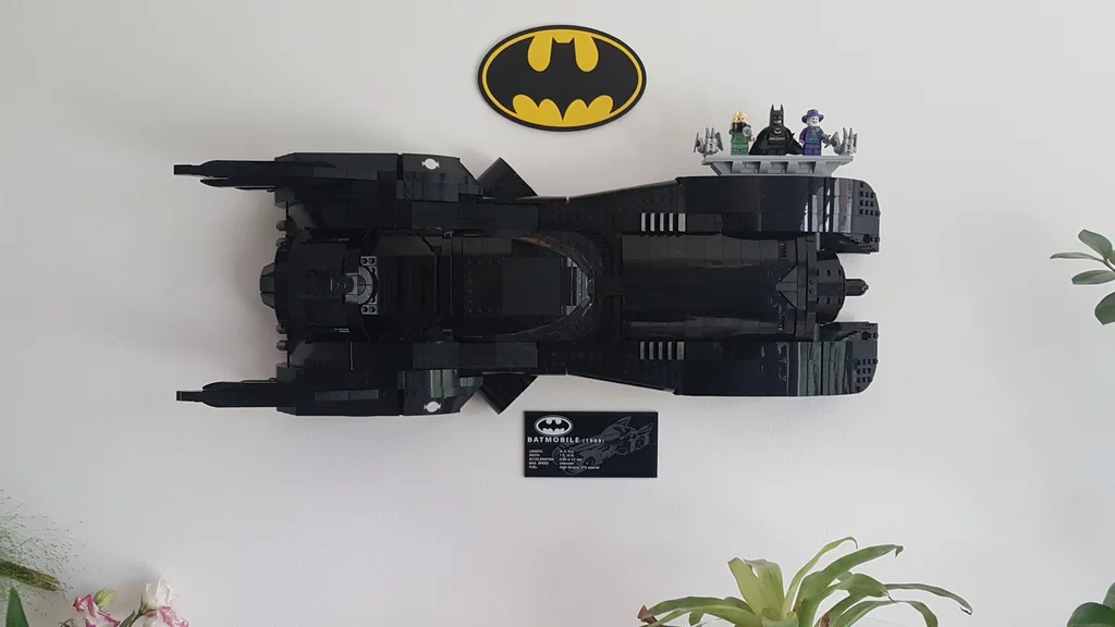 Giá treo tường 3D cho mô hình Lego Batmobile 1989 chuyên nghiệp - Image 1