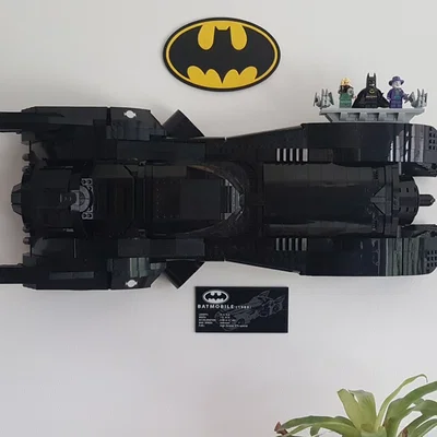 Giá treo tường 3D cho mô hình Lego Batmobile 1989 chuyên nghiệp