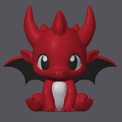 Rồng Lửa Dễ Thương (Cute Fire Dragon)