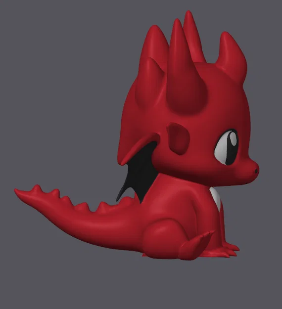 Rồng Lửa Dễ Thương (Cute Fire Dragon) - Image 3