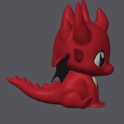 Rồng Lửa Dễ Thương (Cute Fire Dragon)