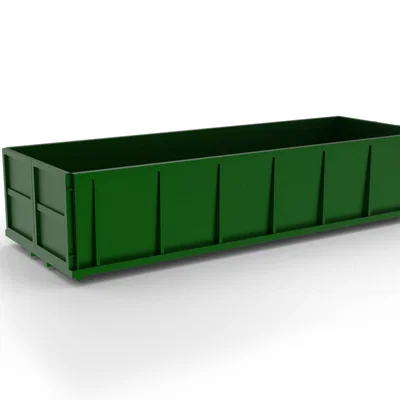 Mô hình thùng rác công nghiệp tỉ lệ 1:48 sắc nét cho sa bàn